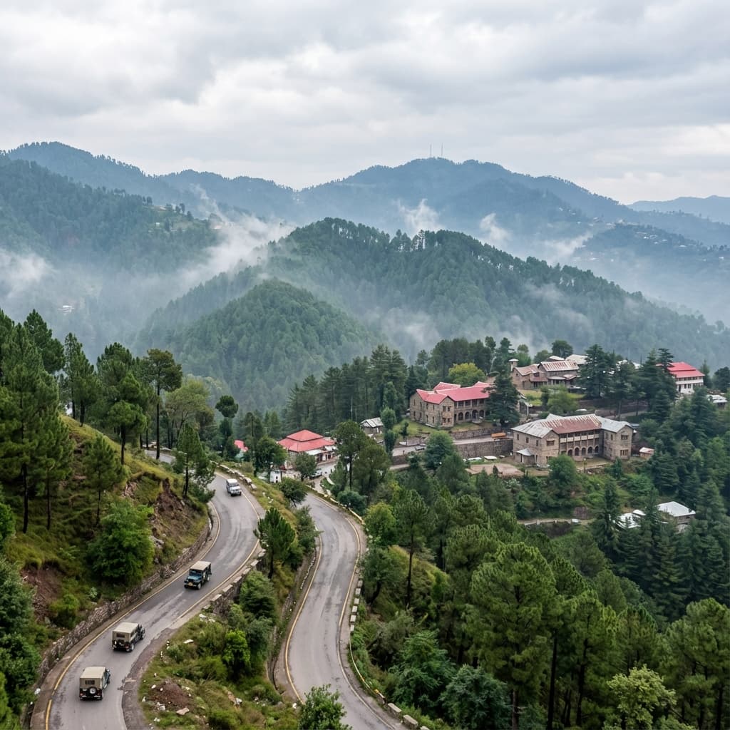 Murree hill station view